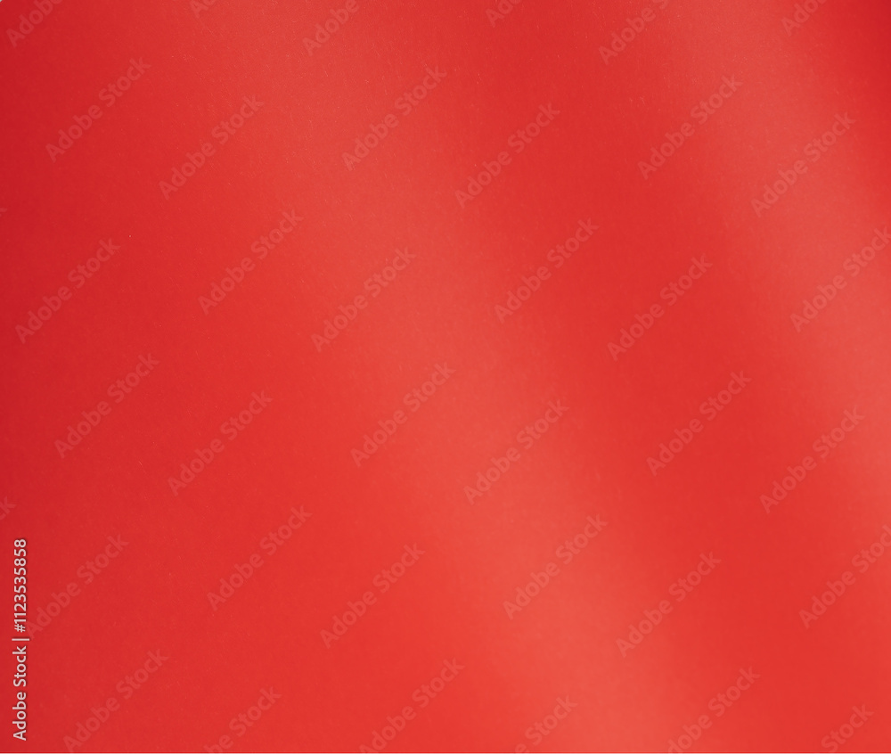 Poster Scarlet red paper background with a smooth gradient and fine texture. Rich and vibrant color adds a