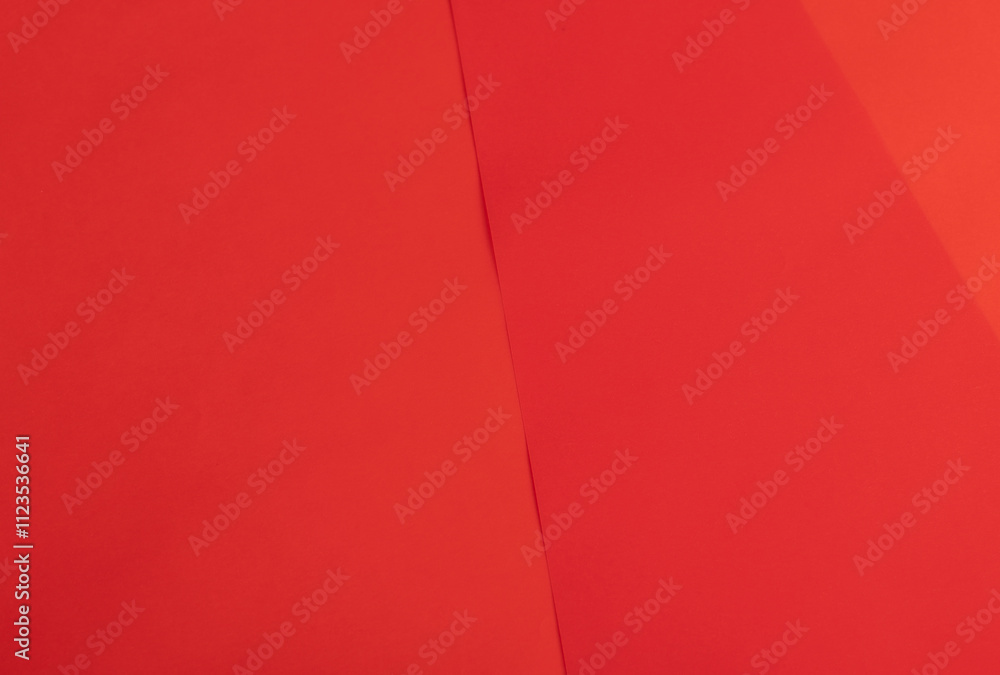 Poster scarlet red paper background with a smooth, vibrant gradient and fine monochrome texture. minimalist