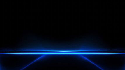 Obraz premium abstract background,blue light streaks on a dark backdrop