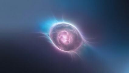 Fototapeta premium Celestial Orb Glowing Energy Cosmic Nebula