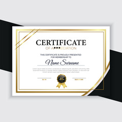 Creative Modern New Certificate Design Template