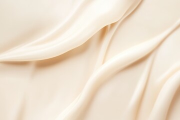 Obraz premium Minimalistic Ivory Silk Fabric Texture for Design Backgrounds