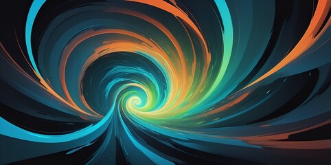 Abstract Background: Vortex of Luminous Ribbons