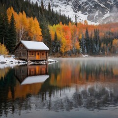 Obraz premium autumn in the mountains