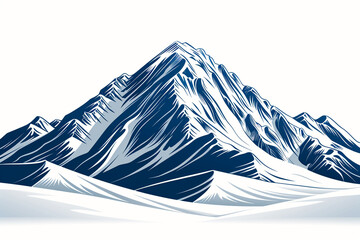 Snow-Kissed Peaks in Serenity