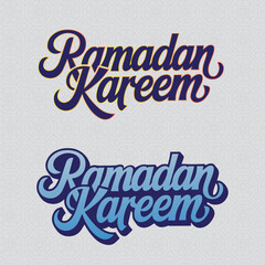 ramadan Kareem Elegant islamic typography