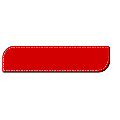 Red Text Box Label