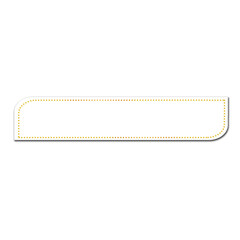 White Text Box Title Frame Label