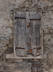 ancient window shutters
