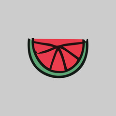 Hand-Drawn Vector Illustrations of Fresh Fruits - Colorful and Artistic Design