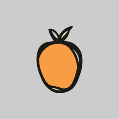 Hand-Drawn Vector Illustrations of Fresh Fruits - Colorful and Artistic Design