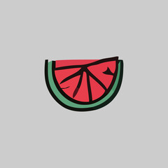 Hand-Drawn Vector Illustrations of Fresh Fruits - Colorful and Artistic Design
