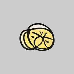 Hand-Drawn Vector Illustrations of Fresh Fruits - Colorful and Artistic Design