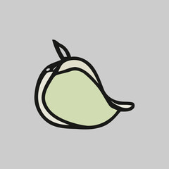 Hand-Drawn Vector Illustrations of Fresh Fruits - Colorful and Artistic Design