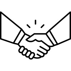 Obraz premium handshake illustration