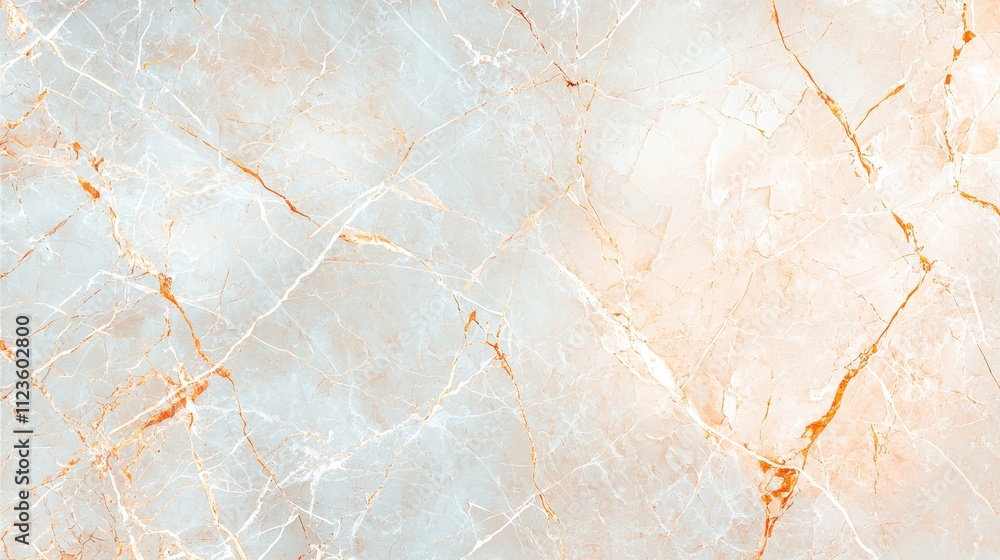 Poster a close-up view of a beautiful marble surface showcasing a unique blend of soft colors and intricate