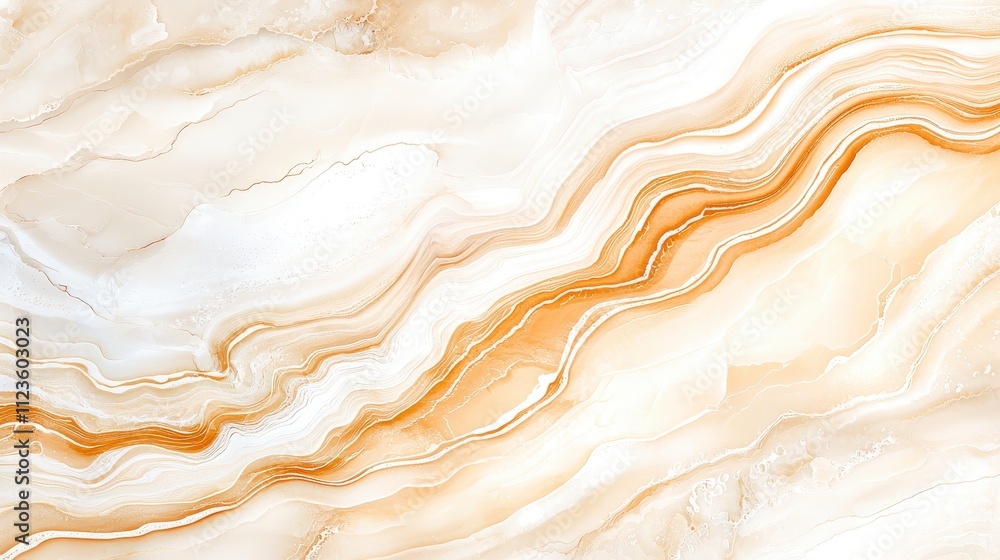 Poster a close-up view of an elegant onyx surface, showcasing its unique patterns and soft, flowing lines i