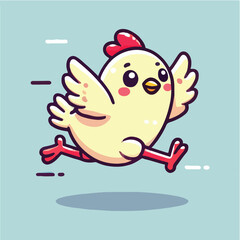 Obraz premium Cute chick vector, suitable for pamphlet, clothing, packaging and food business designs