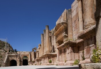 Roman ruins in Jerash, Jordan