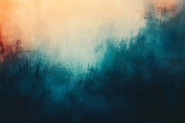 Obraz premium Dark grunge texture with warm light gradient for abstract cinematic vintage film background design