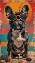 Retro Dog Groove Vibes