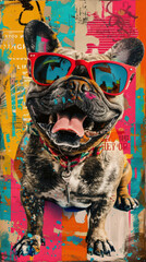 Retro Dog Groove Vibes