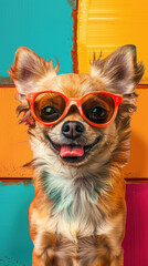 Retro Dog Groove Vibes