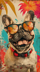 Retro Dog Groove Vibes