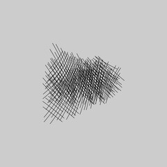 Dynamic Abstract Line Art - Brush Stroke Illustration with Fluid Motion