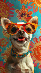 Retro Dog Groove Vibes