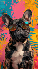 Retro Dog Groove Vibes