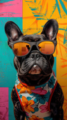 Retro Dog Groove Vibes