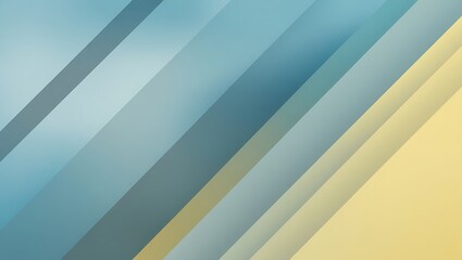 Obraz premium Abstract blue and orange geometric background. Generative Ai.