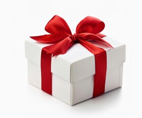 Obraz premium red gift box