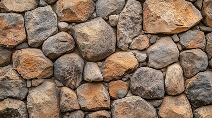 Obraz premium Stone Wall Texture: A Close-Up View