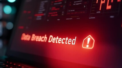 Data breach warning reveals potential security threats in network systems