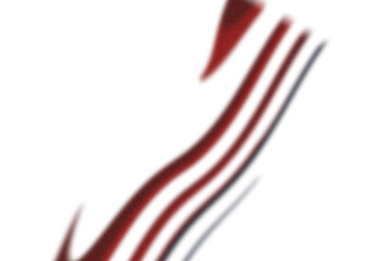 Obraz premium An abstract transparent iridescent color blur design element.