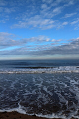 North sea shore, sky and Horizon - St Cyrus - Aberdeenshire - Scotland - UK
