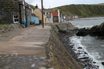 Small fishing village of Crovie - Aberdeenshire - Scotland - UK © Collpicto