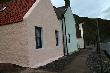 Small fishing village of Crovie - Aberdeenshire - Scotland - UK © Collpicto
