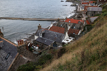 Small fishing village of Crovie - Aberdeenshire - Scotland - UK © Collpicto