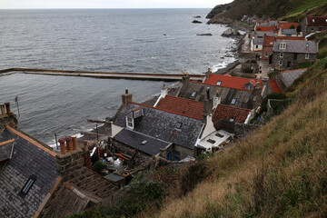 Small fishing village of Crovie - Aberdeenshire - Scotland - UK © Collpicto