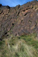 Arthur's Seat - Salisbury Crags - Lothian - Edinburgh - Scotland - UK