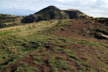 City of Edinburgh viewed from Arthur's Seat - Lothian - Edinburgh - Scotland - UK