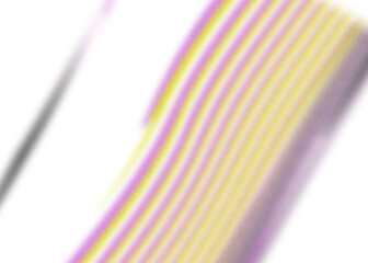 An abstract transparent iridescent color blur design element.