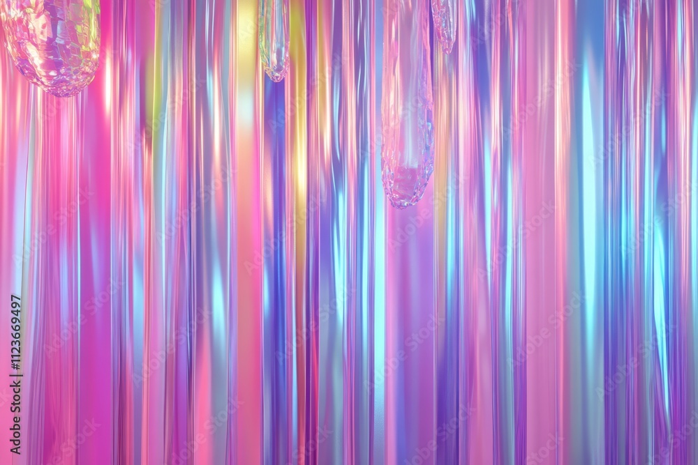 Aufkleber a mesmerizing blend of colors with sparkling elements, creating a dreamy, abstract background.