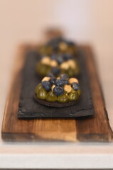 pastry desser on the table