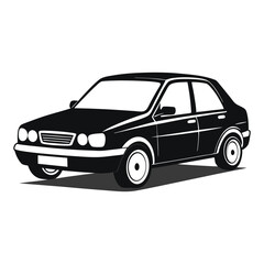 Fototapeta premium car isolated on white