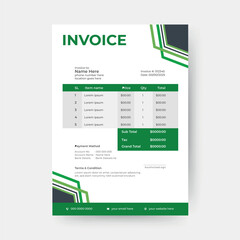 Corporate Modern  Invoice Design