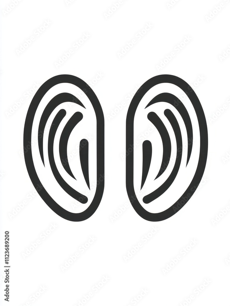Poster mute sound vector line icon isolated on white background. mute sound line icon for infographic, webs